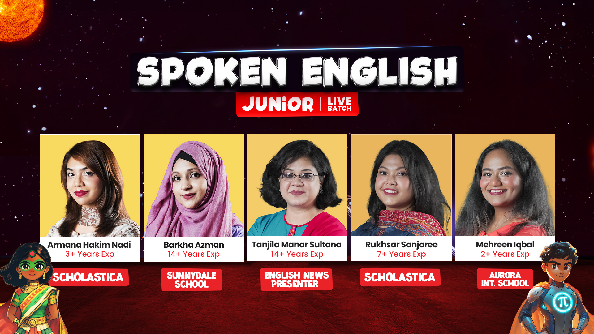 Spoken English Junior LIVE Batch