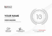 Certificate for কন্টেন্ট ক্রিয়েশন বান্ডেল